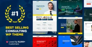 Tema de consultoría líder para WordPress, con múltiples plantillas.