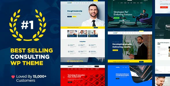 Tema de consultoría líder para WordPress, con múltiples plantillas.