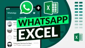 Integración de WhatsApp y Excel visualizada.
