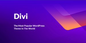 Tema WordPress Divi, muy popular en diseño web.