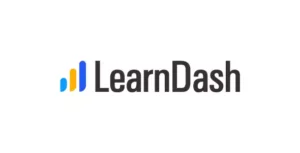 Logo de LearnDash con diseño minimalista.