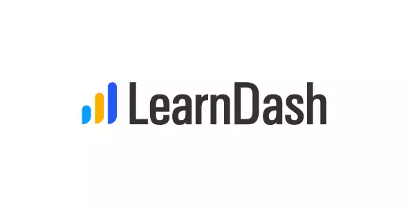 Logo de LearnDash con diseño minimalista.