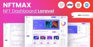Panel de control NFTMAX Laravel para NFTs.