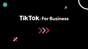 Logotipo TikTok For Business con diseño minimalista.