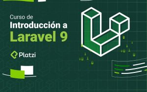 Cartel promocional curso Laravel 9 en Platzi.