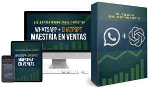 Material digital para taller de ventas WhatsApp y ChatGPT.