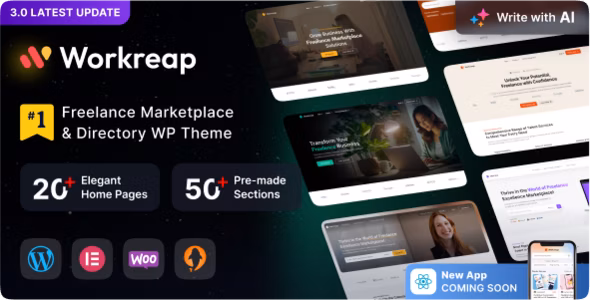 Workreap - Freelance Marketplace WordPress Theme