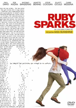 Cartel de película Ruby Sparks en DVD.