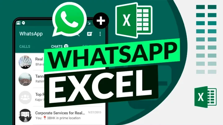 Integración de WhatsApp y Excel visualizada.