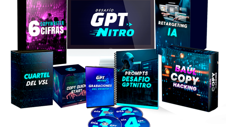 Colección de productos digitales sobre marketing y IA.