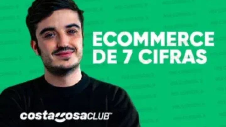 Hombre promocionando ecommerce de 7 cifras.
