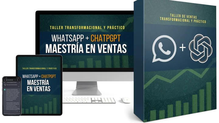 Material digital para taller de ventas WhatsApp y ChatGPT.